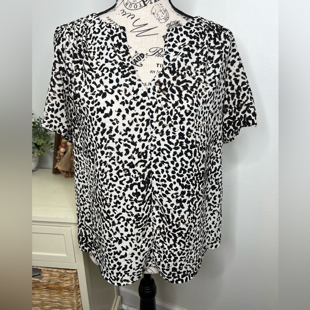 19 Cooper Cheetah Print Top